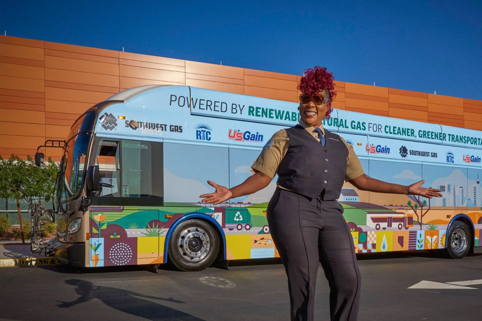 Renewable Natural Gas Bus Wrap