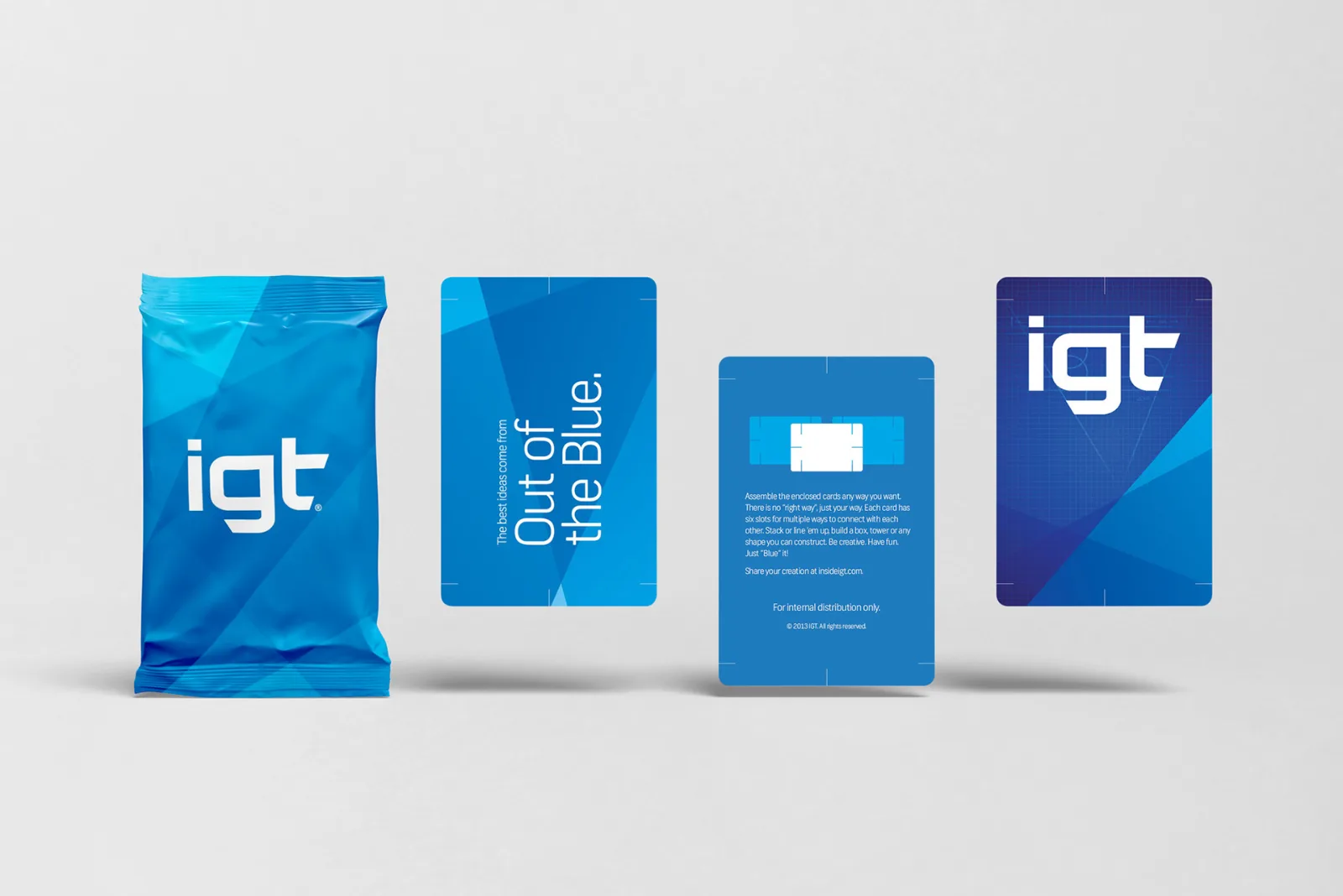 IGT Rebrand: Interlocking Cards